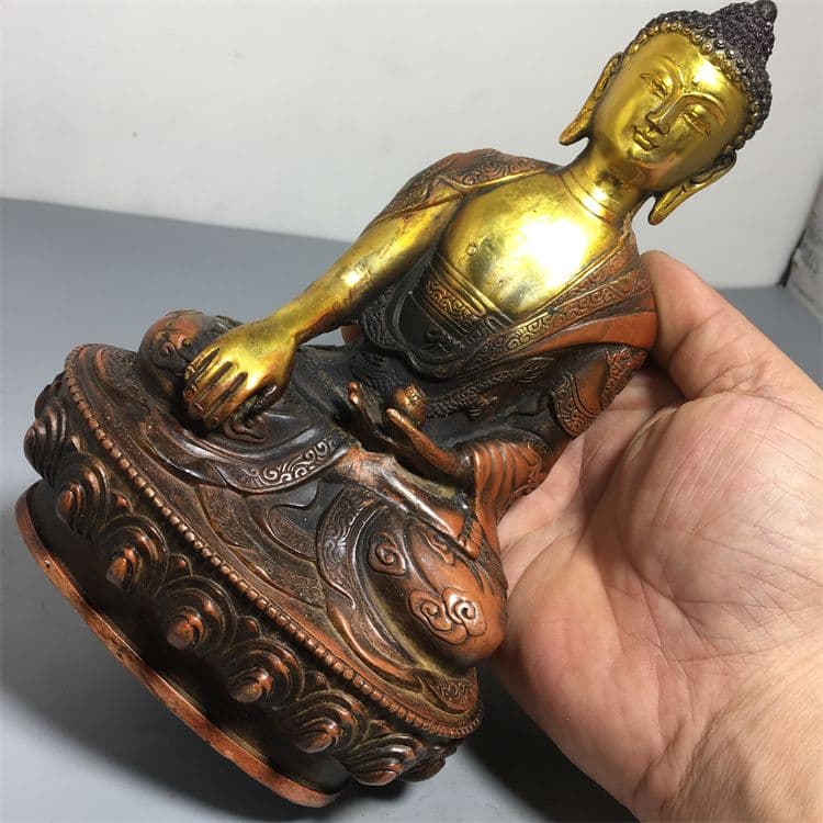 地蔵 菩薩 観音 釈迦仏像 銅製 仏像 彫刻 置物 開運 風水