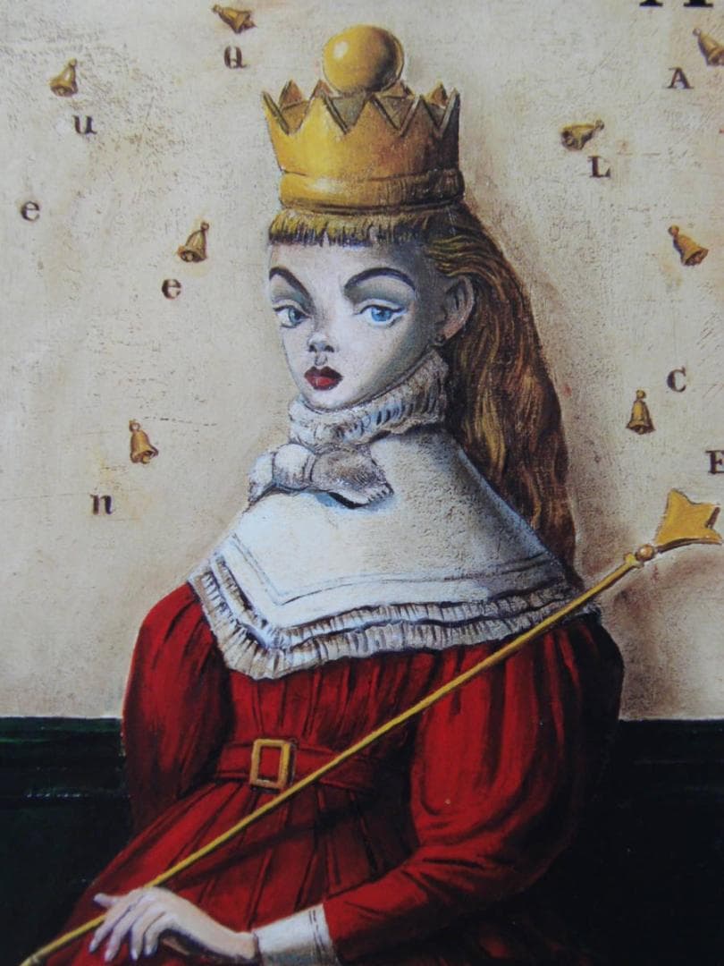 金子 國義、王女に扮したアリス、厳選、希少画集・額装画、ファンタジー