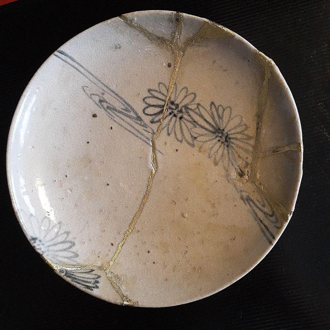 初期伊万里小山路窯金継ぎ中皿