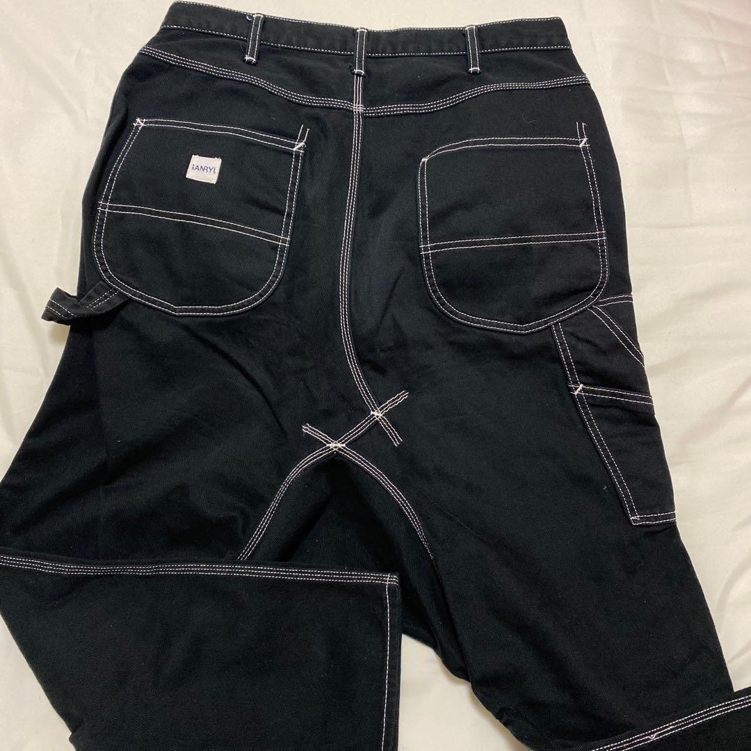 GANRYU ガンリュウ サルエルパンツ ボトムス ブラック 名作
