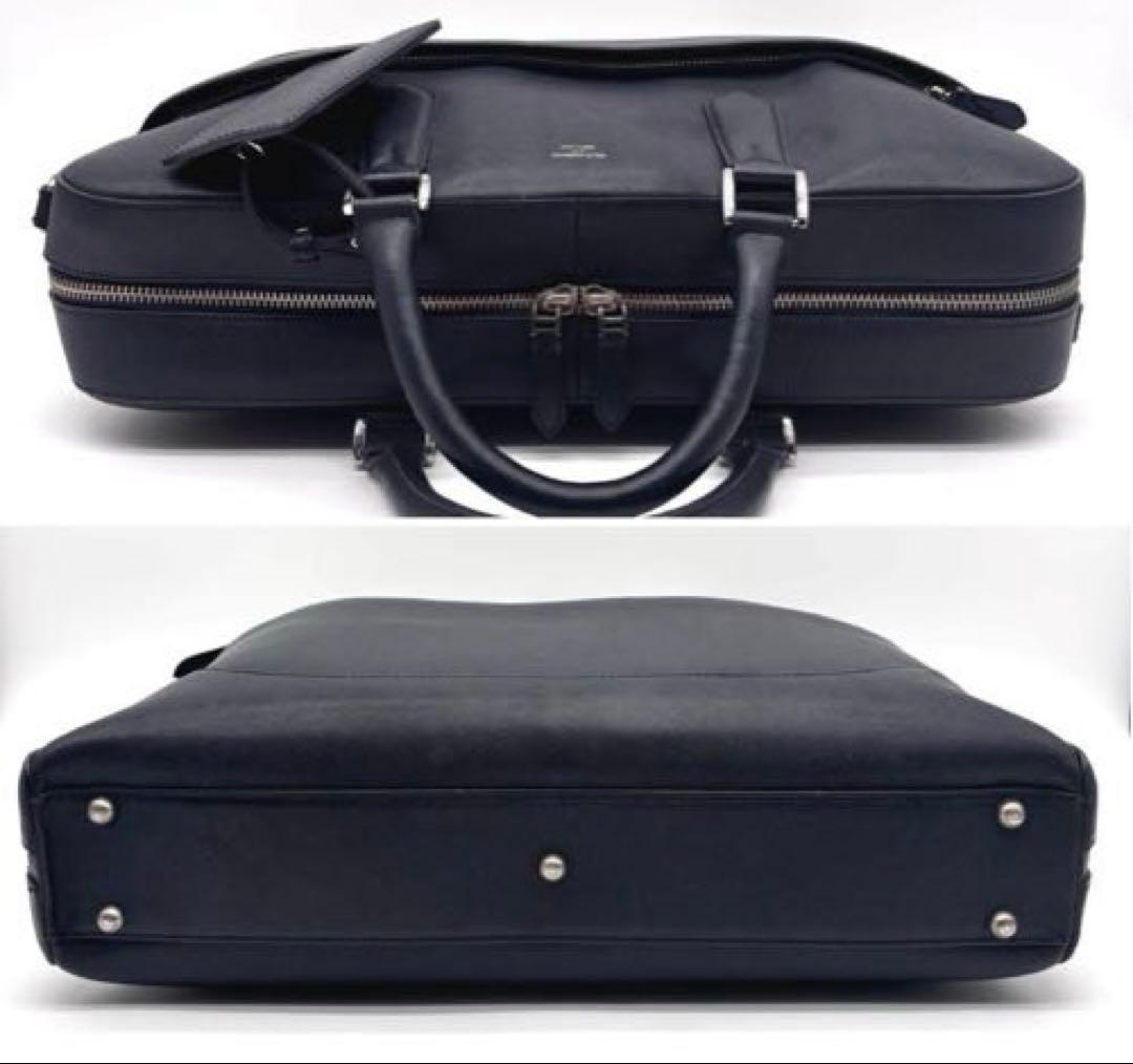 【PELLE MORBIDA】ビジネスバッグ キャピターノ ネイビー