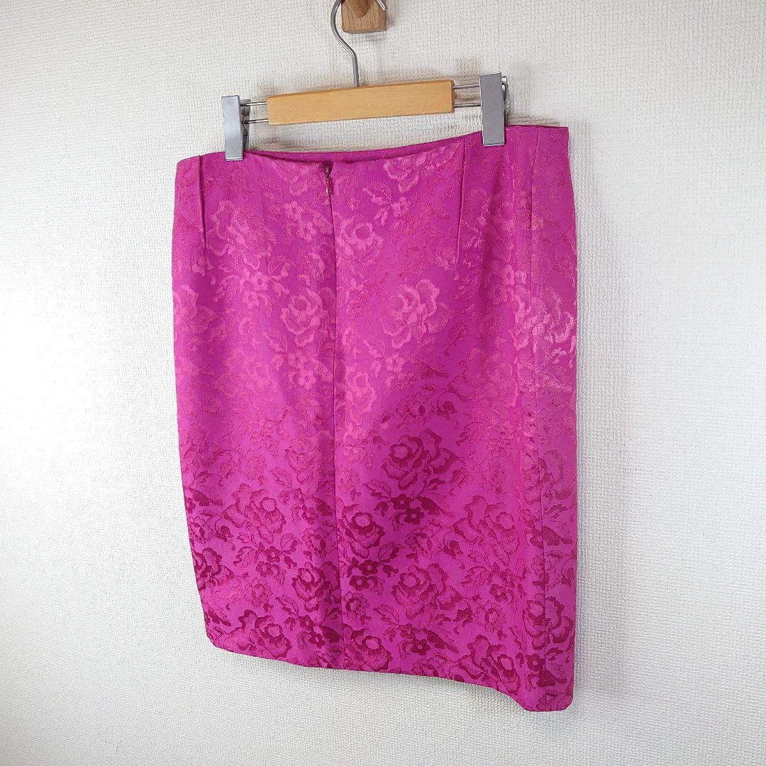 クリスチャンディオール　Boutique タイトスカート 花柄　刺繍 総柄