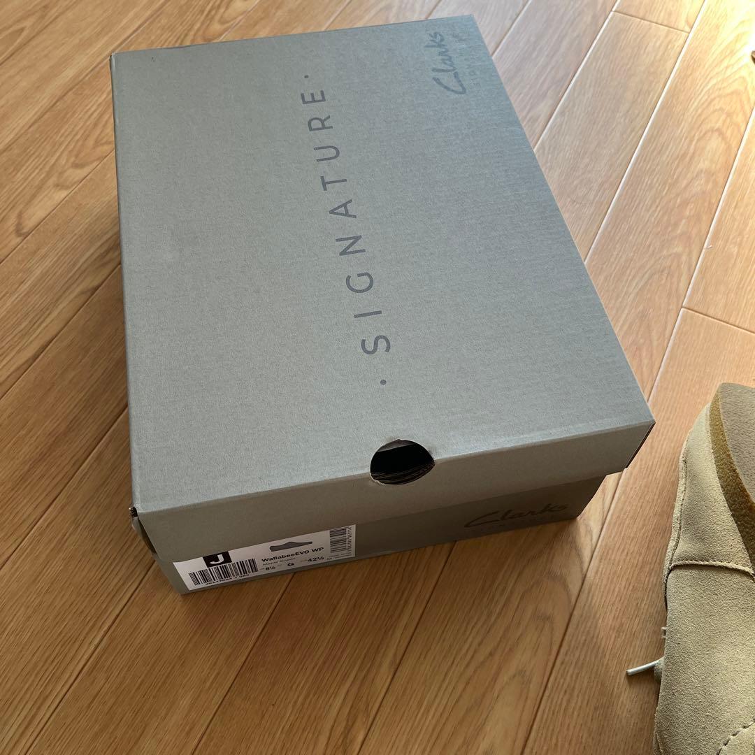 靴 Clarks Wallabees evo wp UK8.5 26.5cm