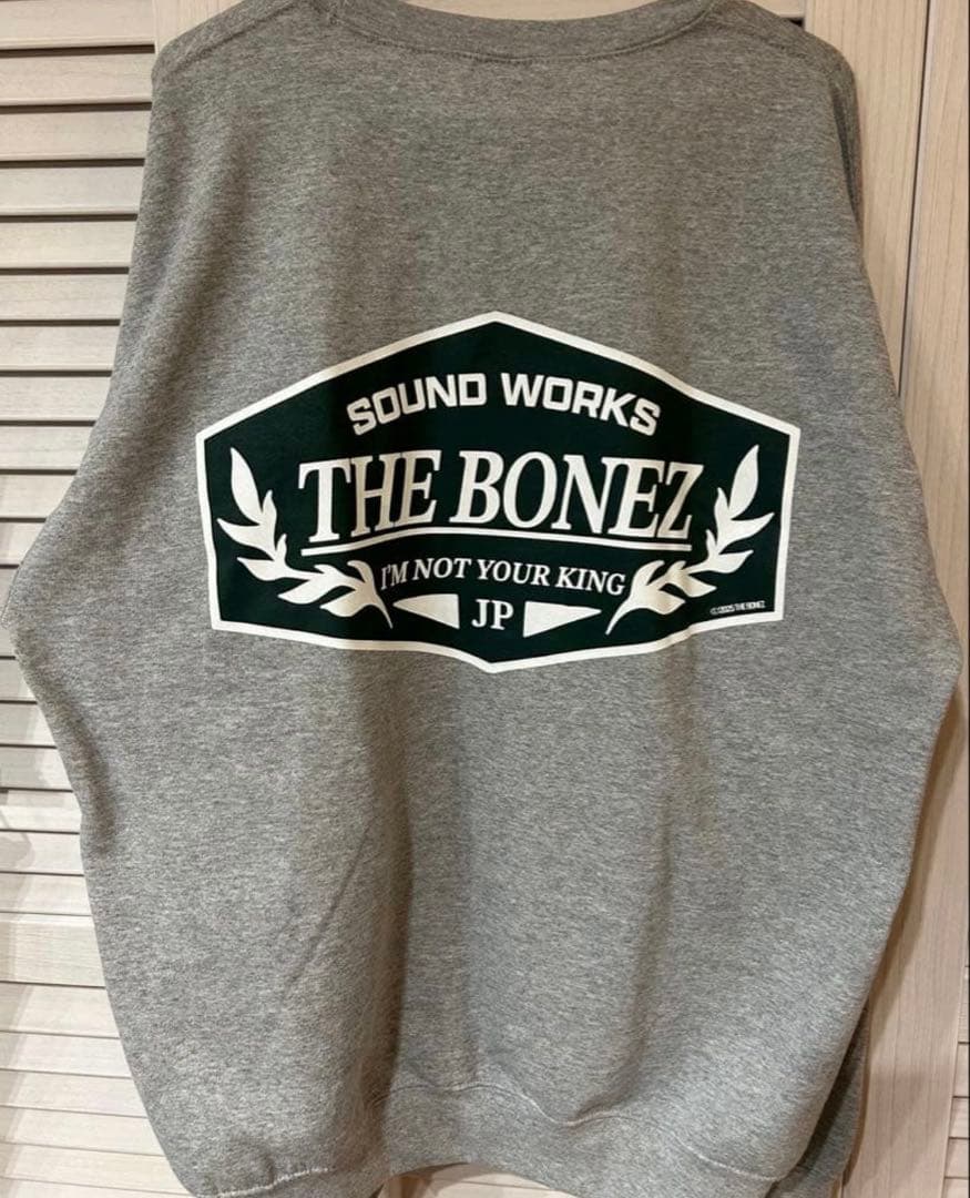 The BONEZクルーネック JESSE 新作 GRY Lサイズ