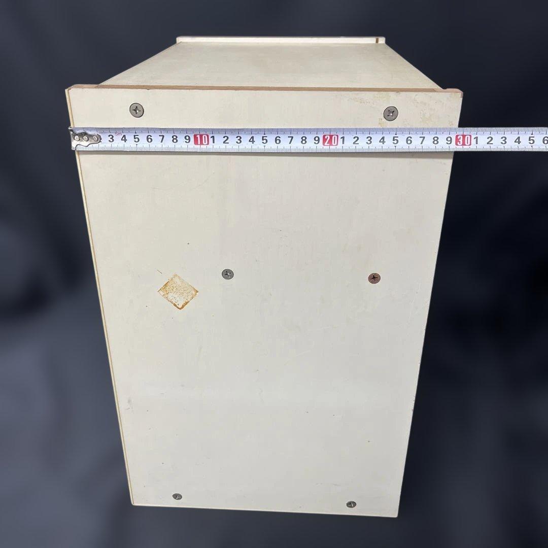 昭和レトロ　レトロポップ　飾り棚　ショーケース　オレンジ　古家具　インテリア