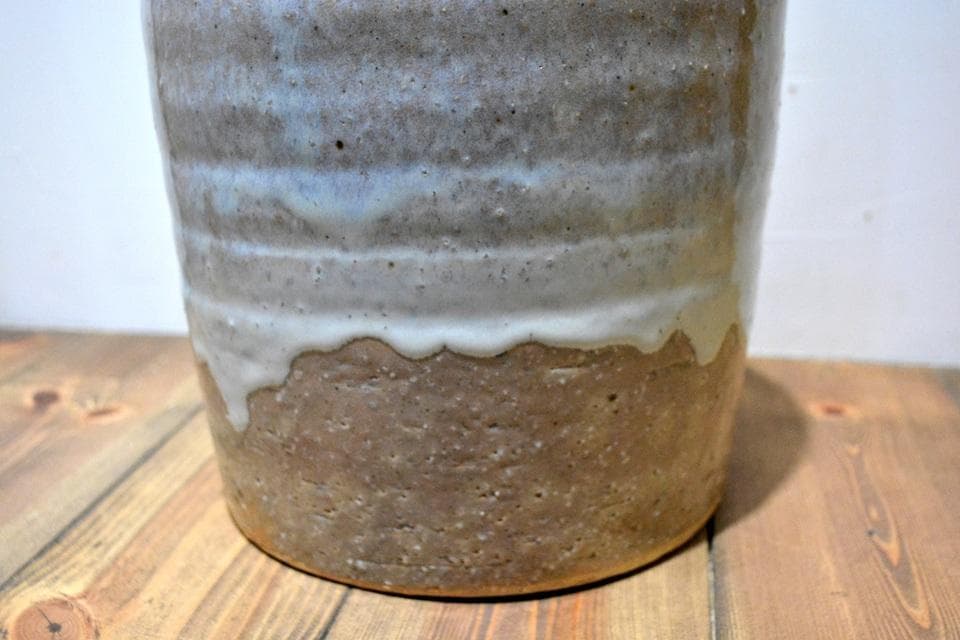 萩焼　玉俤山　野中康起　火鉢