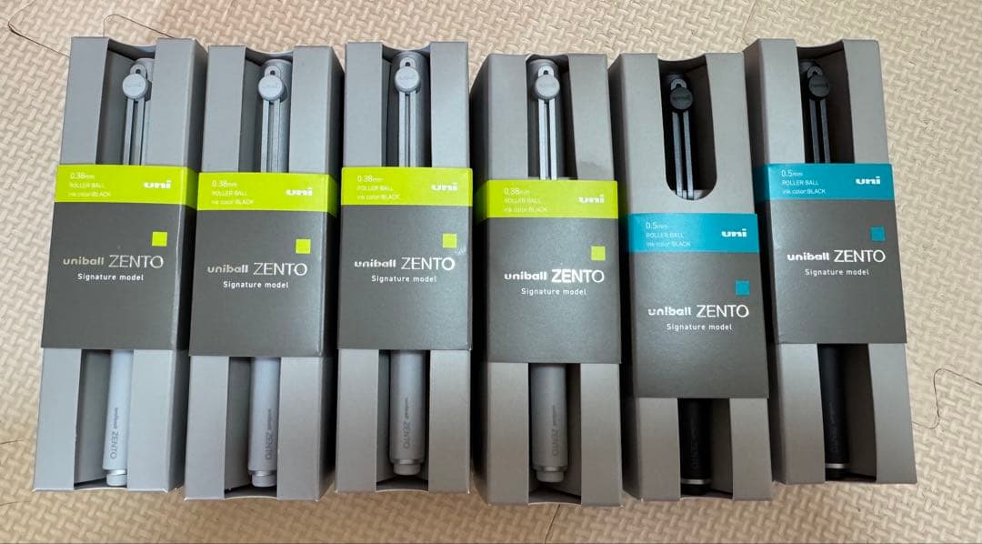uniball ZENTO Signature model 6本セット