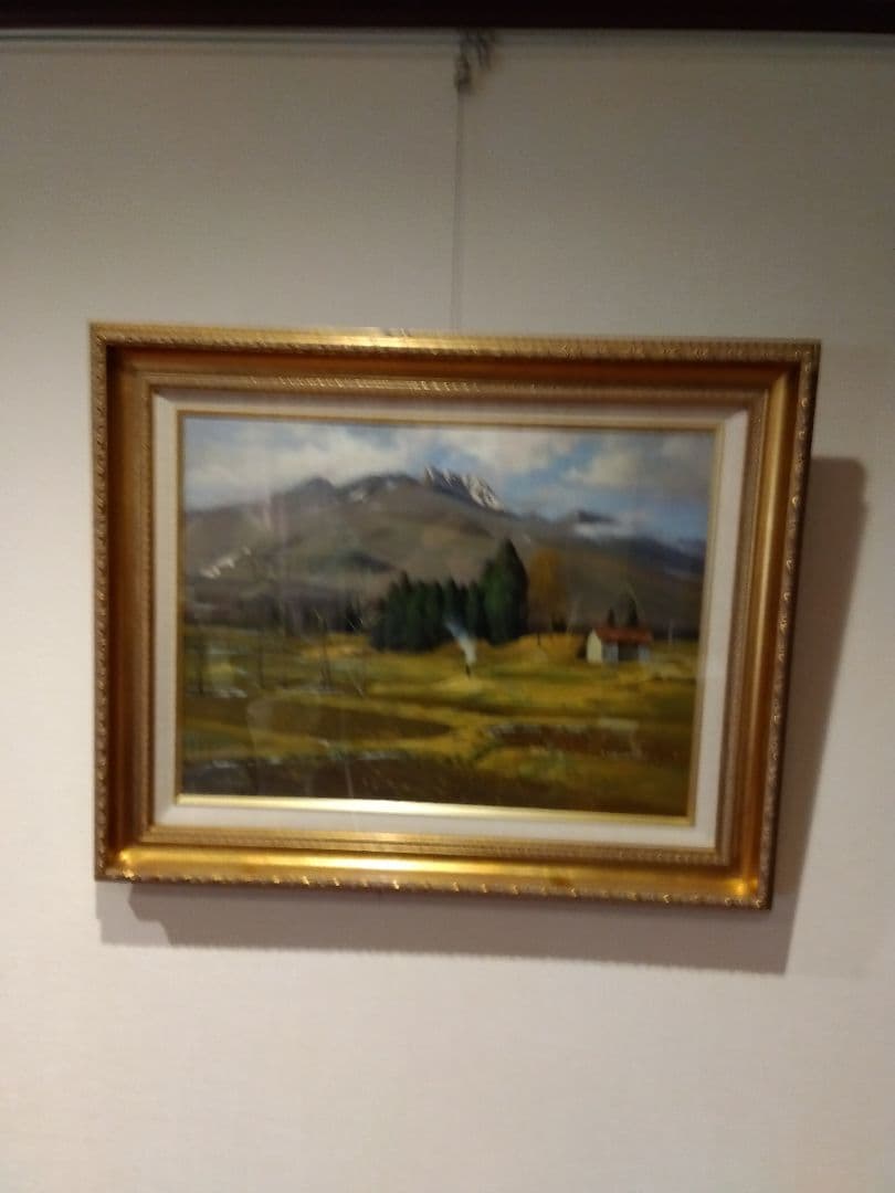 油絵　妙高山廬　ｐ１２
