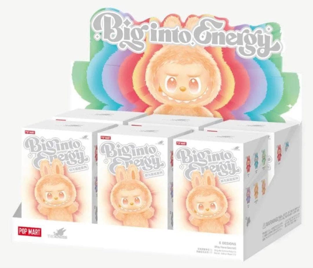 ポップマート LABUBU Big into Energy ぬいぐるみ2セット