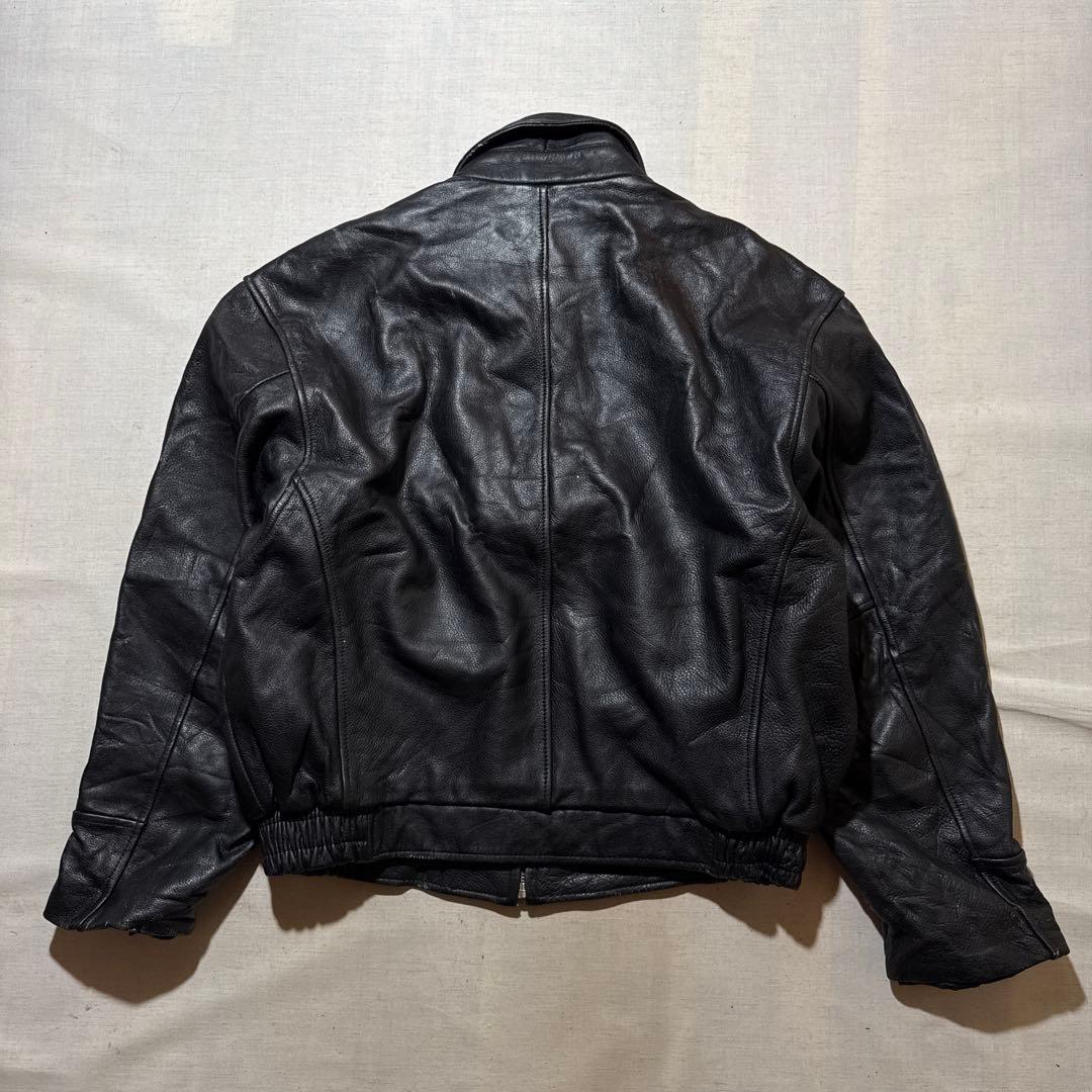 80s バナナリパブリック カウレザー A2 ジャケット 本革 牛革 バナリパ