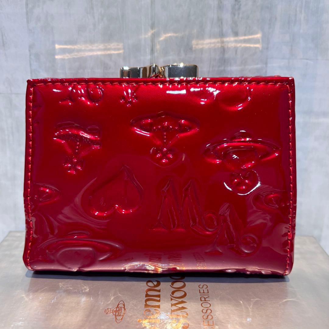 Vivienne Westwood 3つ折り財布 / レッド/ゴールド金具付き