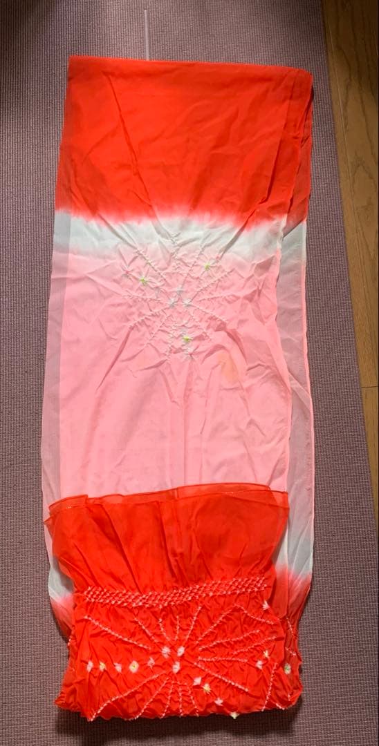 七五三　3歳　着物　被布　正絹