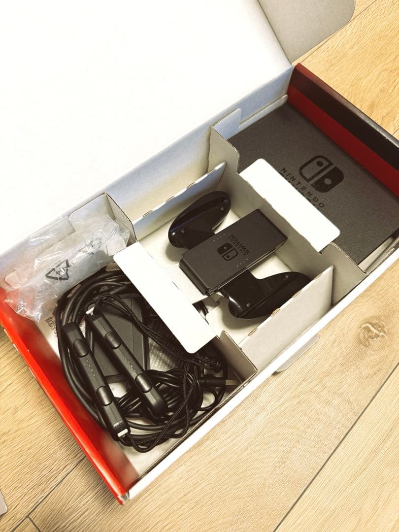 Nintendo Switch 本体 青/オレンジ Joy-Con ケース付き