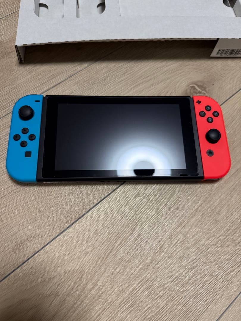 Nintendo Switch 本体 青/オレンジ Joy-Con ケース付き