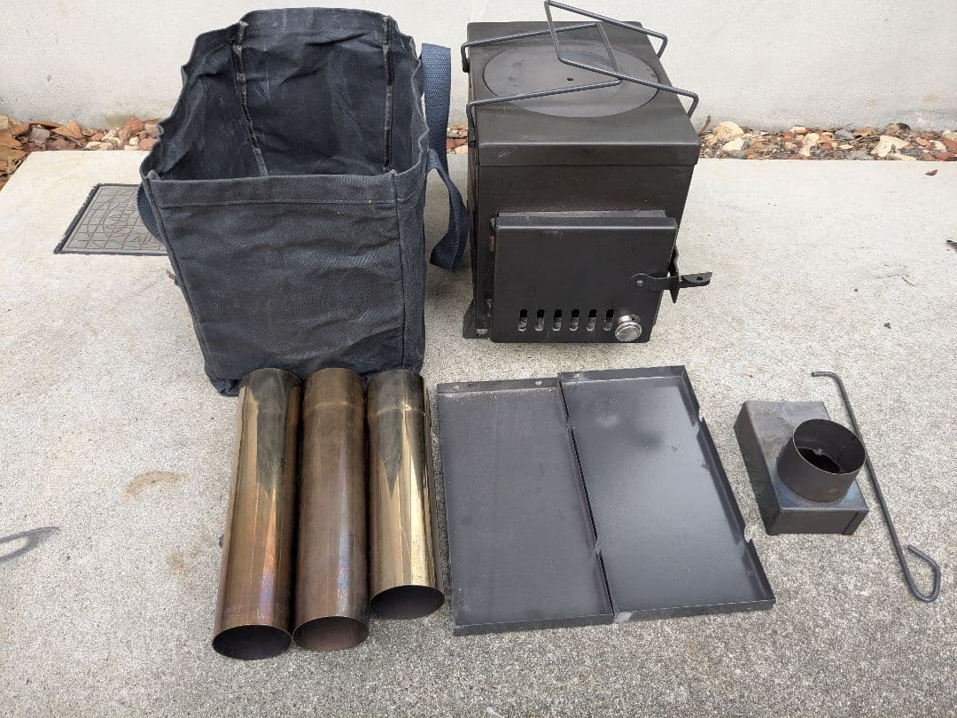 薪ストーブ　キャンプ、アウトドアに