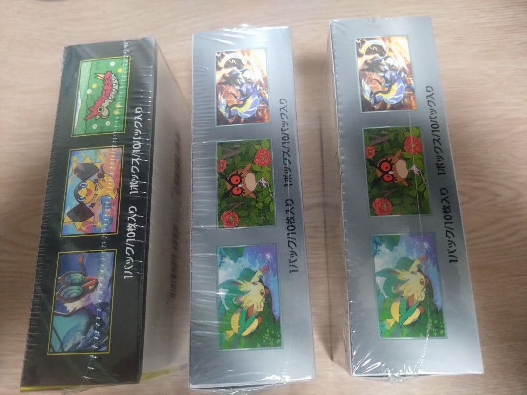 ポケカ　MEGAドリームex1boxテラスタルフェスex2box　シュリンク付き