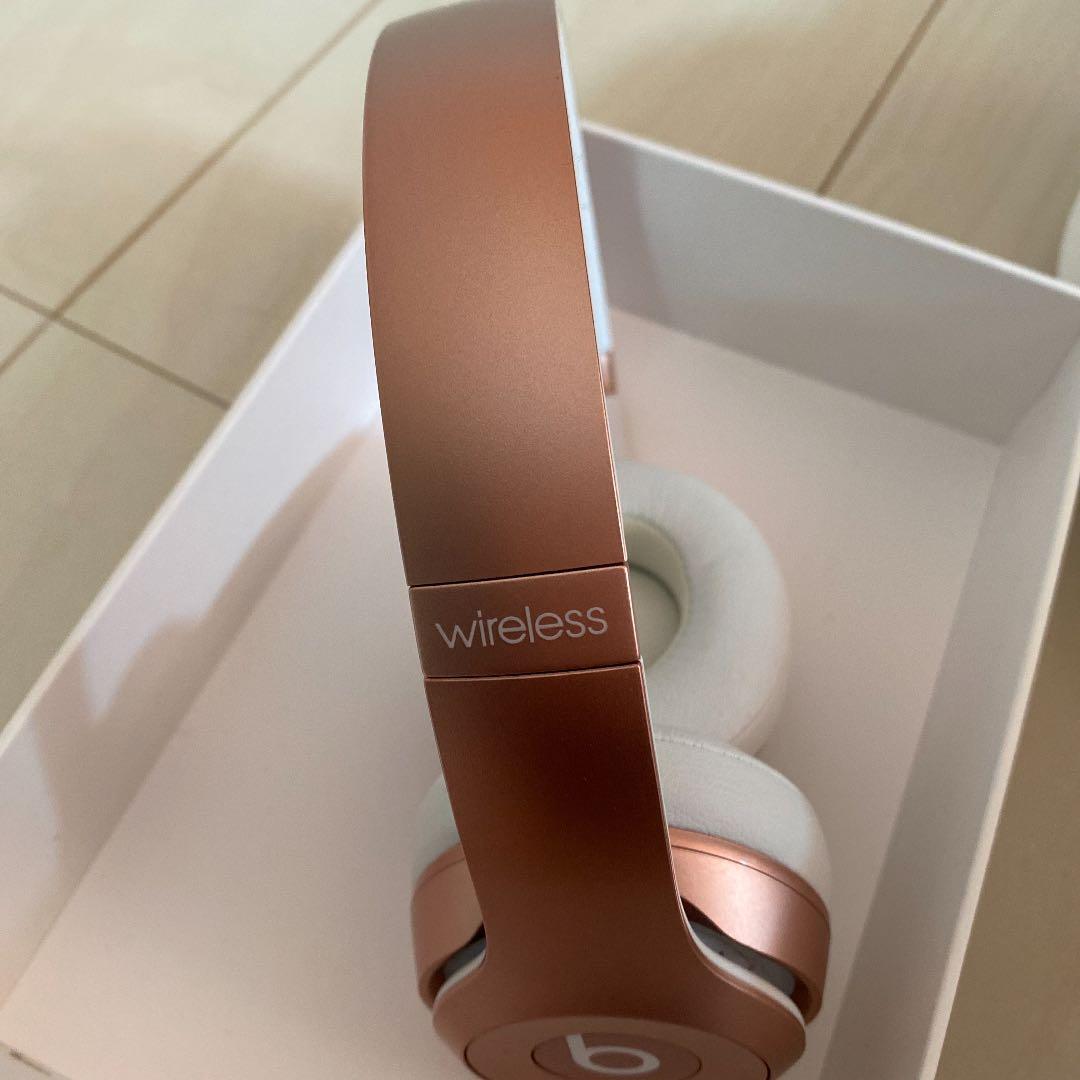 値下げ！！Beats Solo 2 ワイヤレス　ローズゴールド