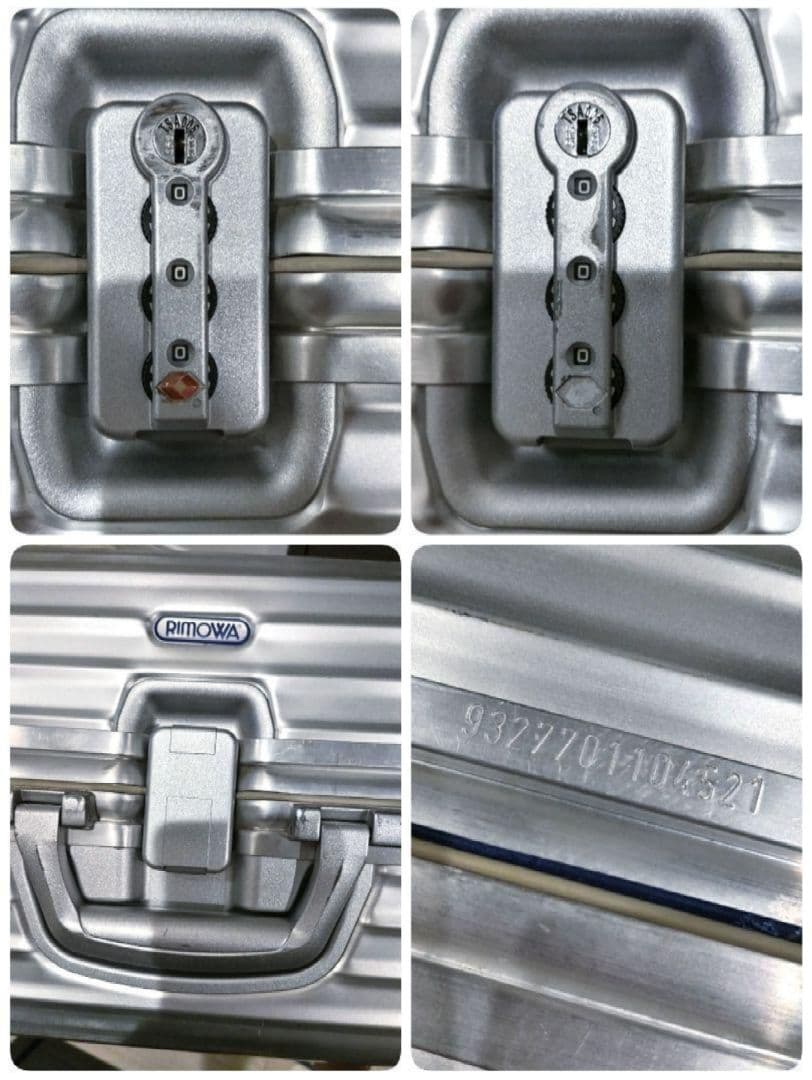 リモワ　トパーズ　4輪　TSAダイヤルロック搭載　98L