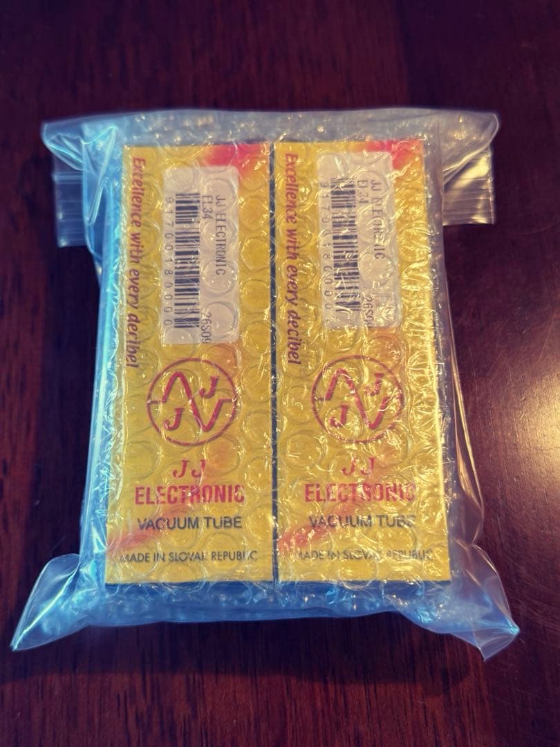 アンプ JJ Electronics EL34 Matched Pair