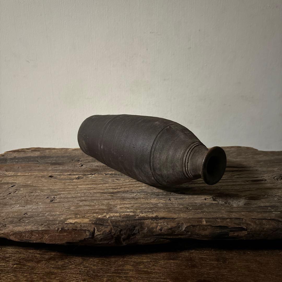 鬼の腕　徳利　壺屋焼　琉球　南蛮　壷　骨董　花入　古道具　古民芸　種子島検:李朝