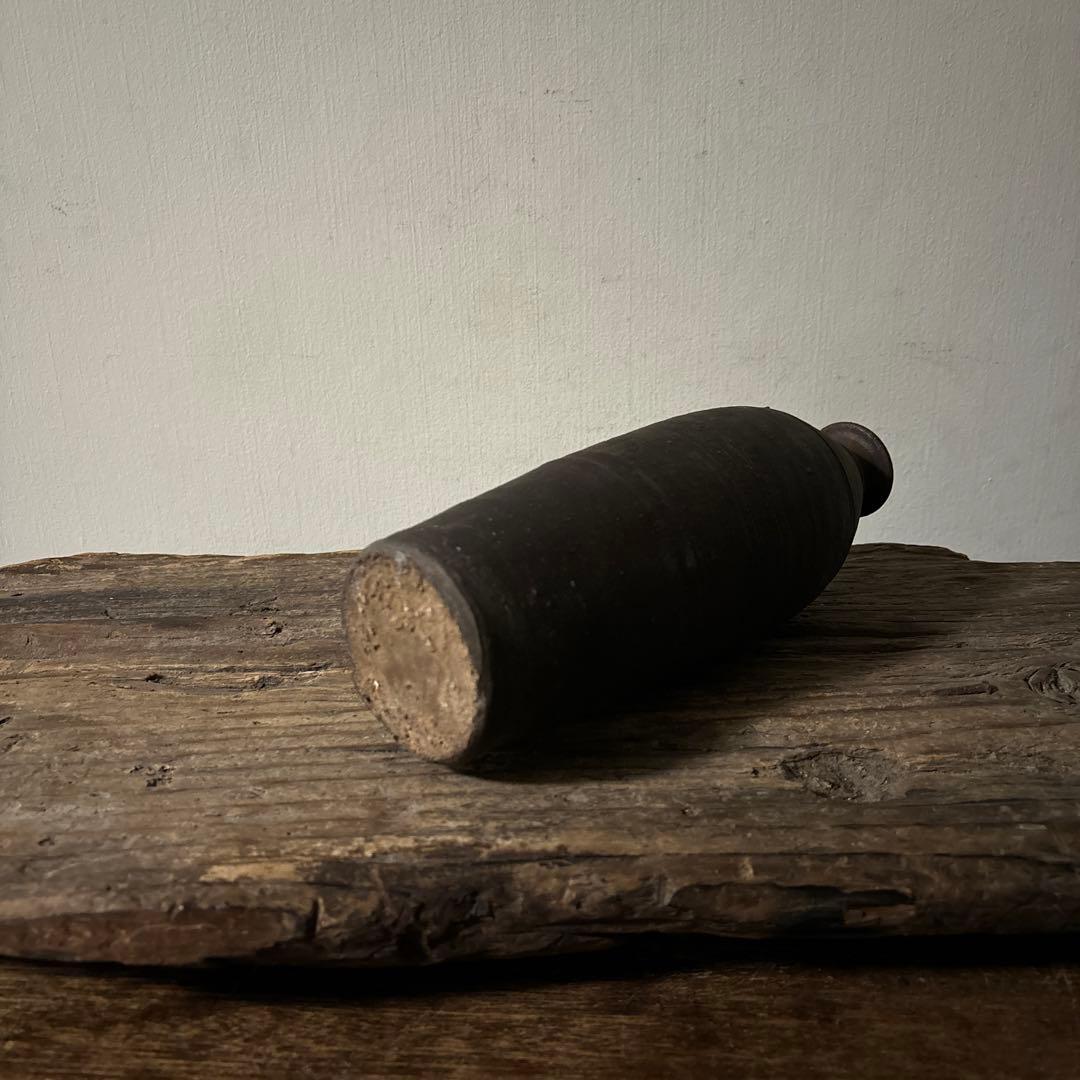 鬼の腕　徳利　壺屋焼　琉球　南蛮　壷　骨董　花入　古道具　古民芸　種子島検:李朝