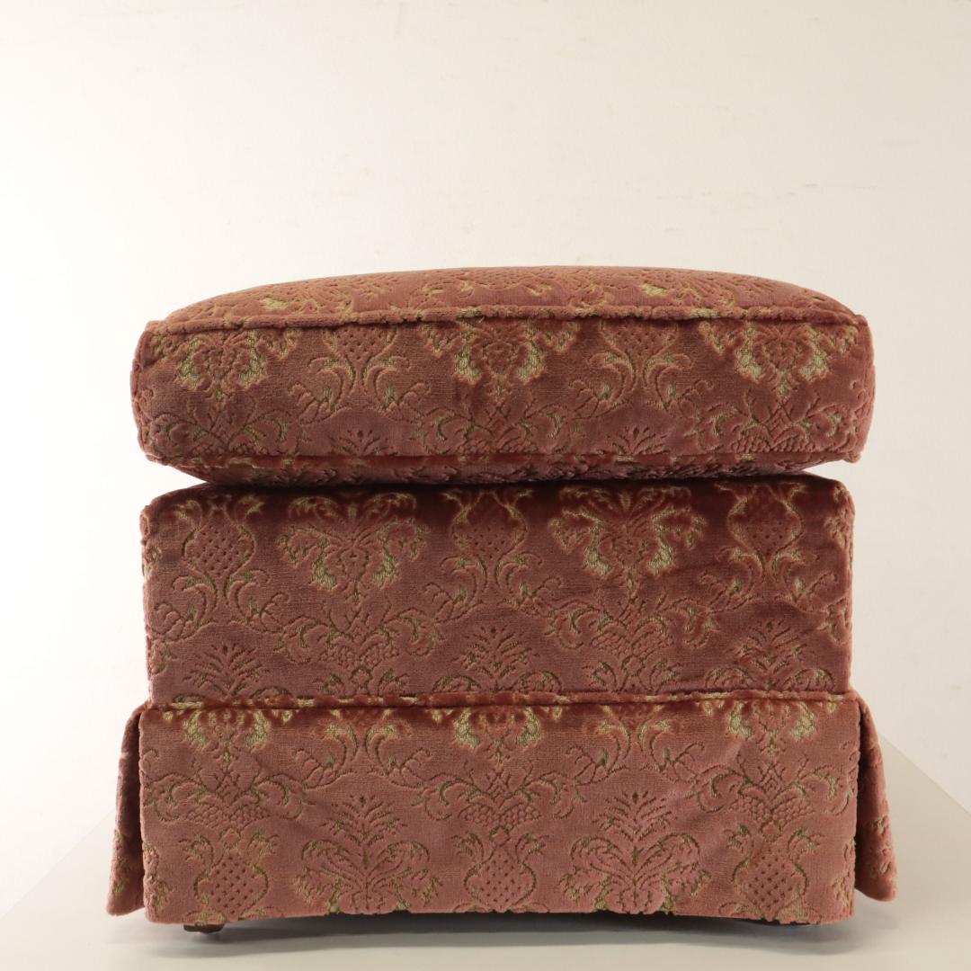 ドレクセルヘリテイジ アップホルスタリー オットマン スツール 金華山織