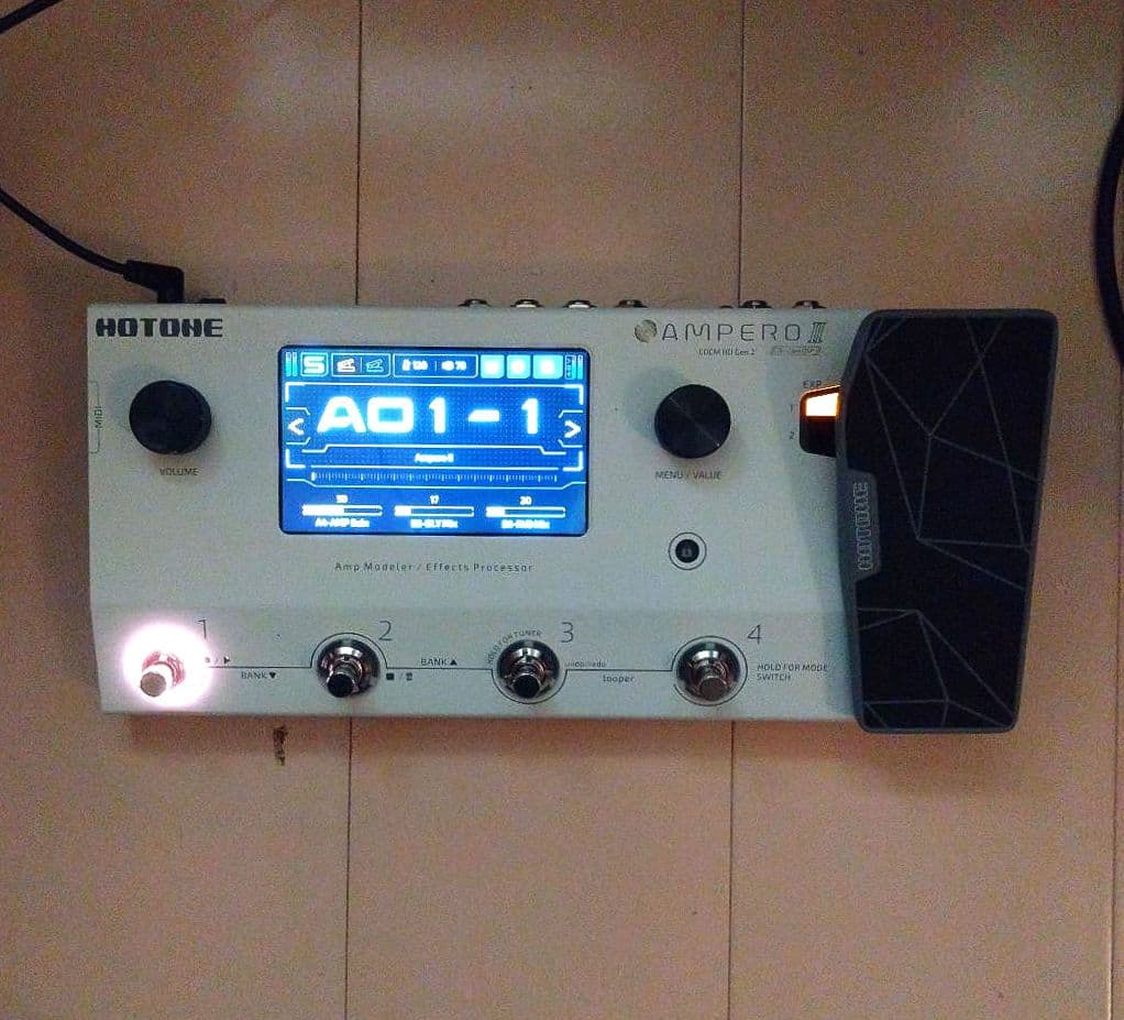 Hotone Ampero 2 ギターエフェクター