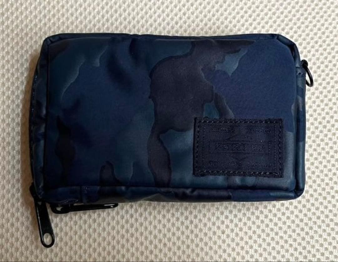 【HEADPORTER】MASTER NAVY　カモ柄小型ポーチ