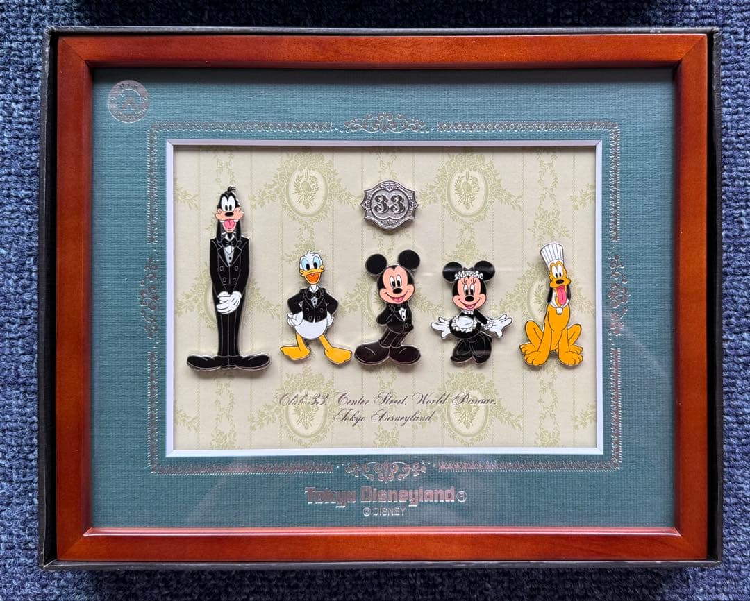 東京ディズニーランド Club33 額縁付きピンセット