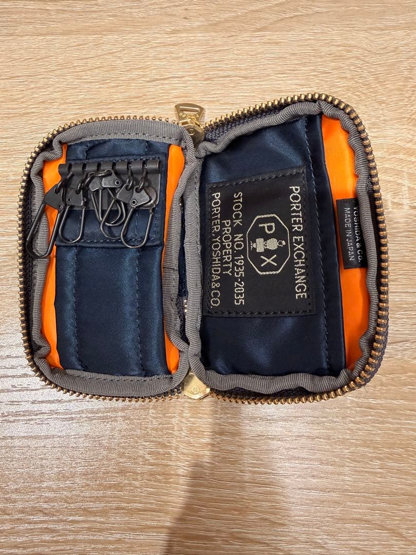 吉田カバン　PORTER / PX TANKER キーパック　アイアンブルー