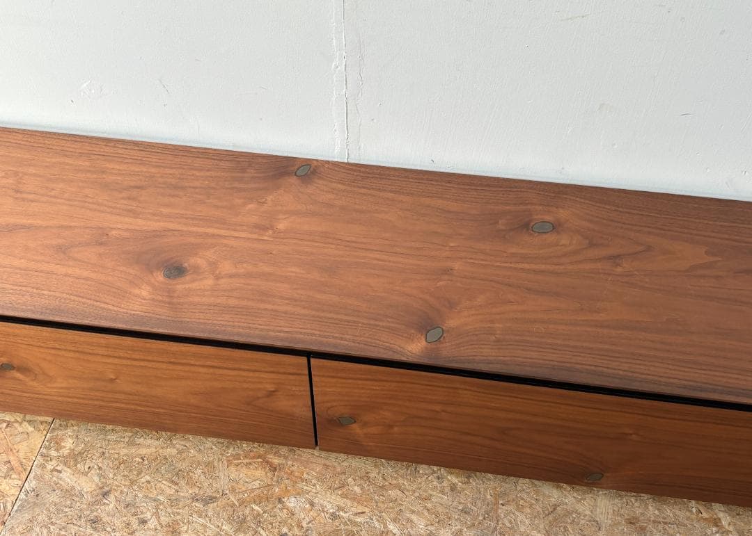 国産 NIPPONAIRE「RAICHO」ウォールナット材 テレビボード 幅2m