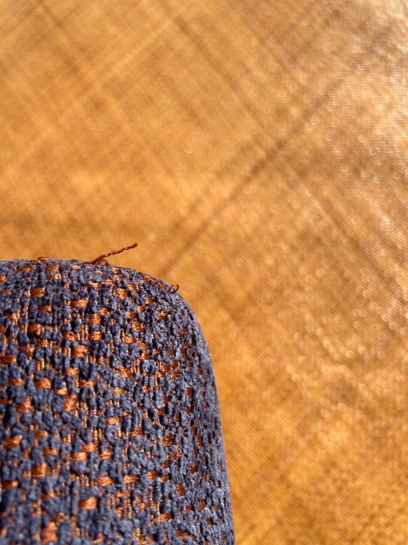 karimoku/カリモク スツール　オットマン ネイビー