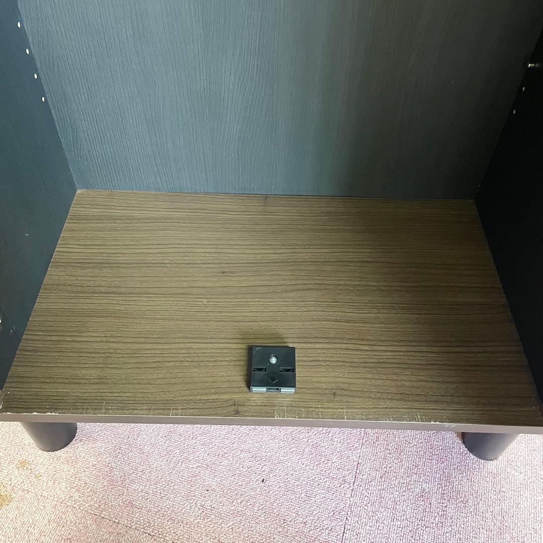 スリット入りシューズボックス スリッパラック付き