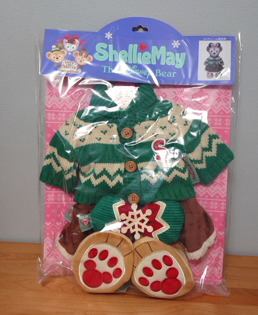 ダッフィー&シェリーメイ☆コスチュームセット☆ベリーメリースノウタイム2015