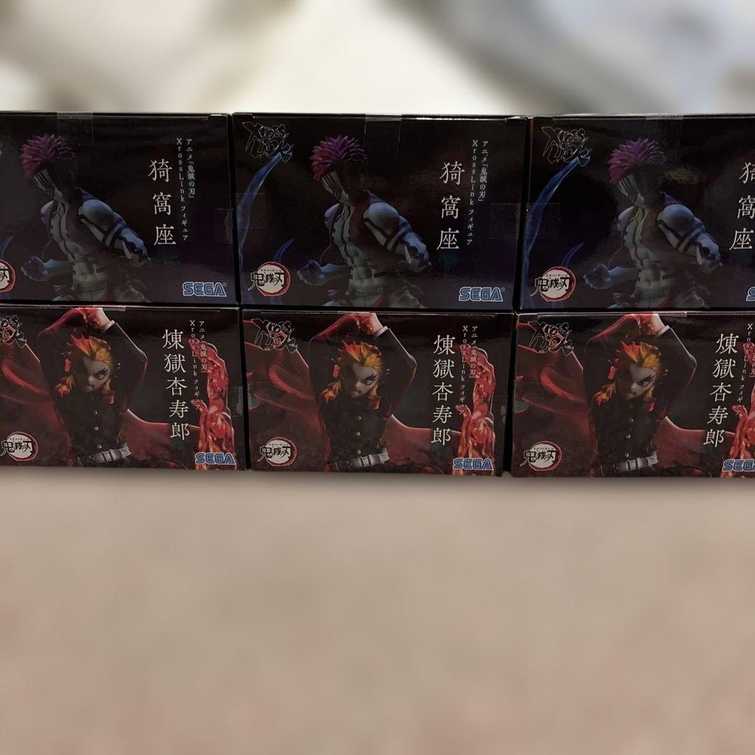 鬼滅の刃 XrossLink煉獄杏寿郎　猗窩座 フィギュア　全6体