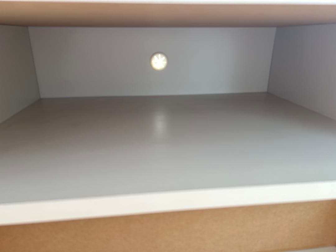 【お値下げ‼︎美品‼︎】鏡面仕上げ　ホワイト　テレビ台　日本製