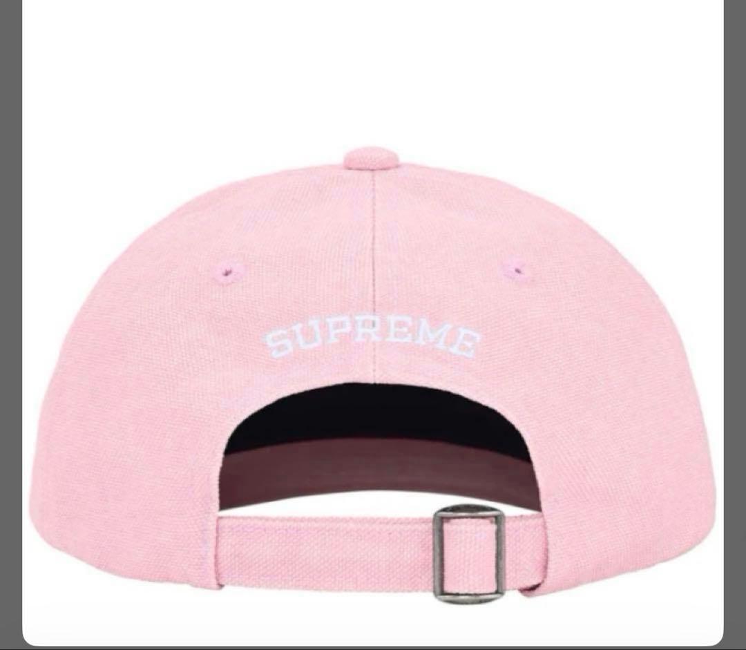 SUPREME Sロゴピンクキャップ限定