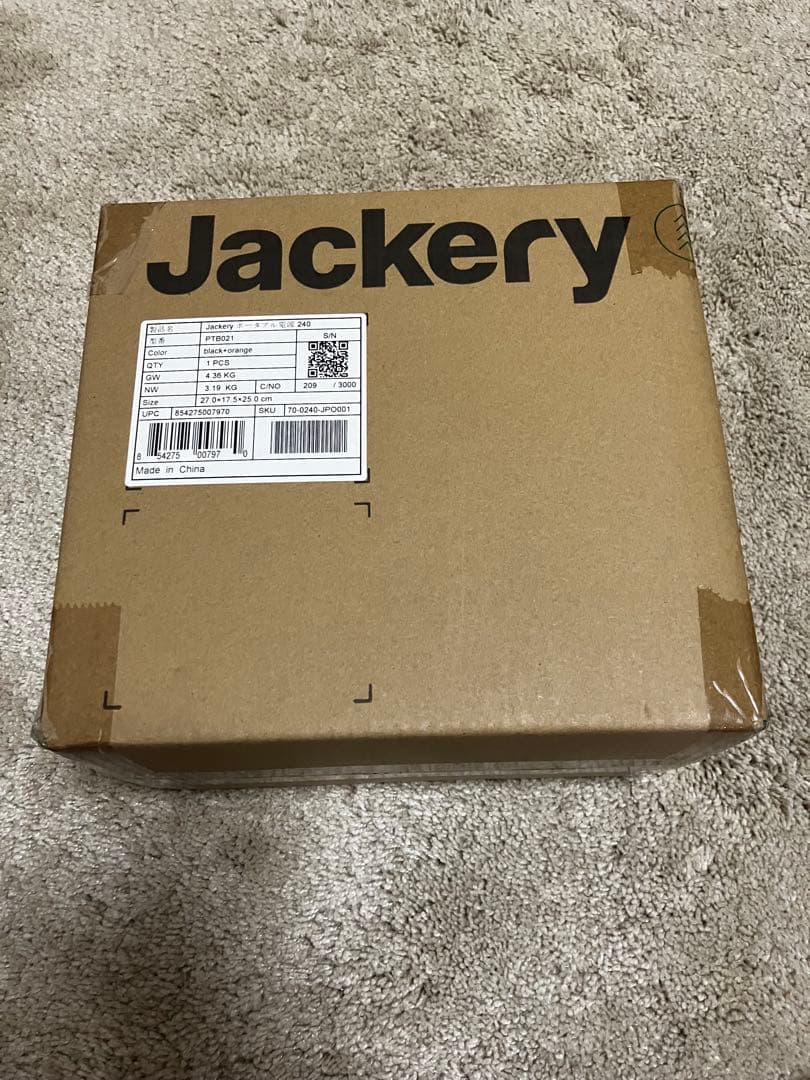 Jackery Portable Power 240 ポータブル電源　未開封