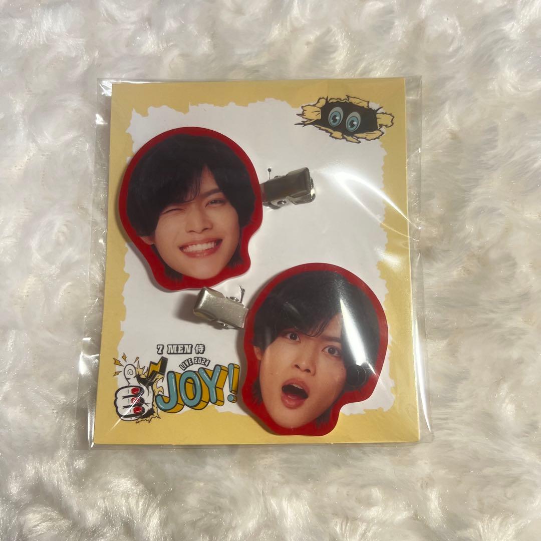 7 MEN 侍 and JOY! ヘアクリップ 6個セット