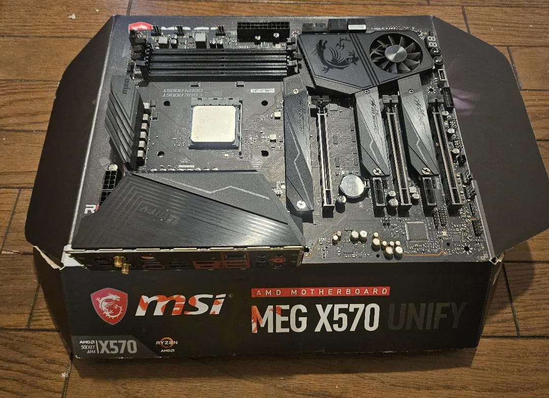 マザーボード AMD Ryzen 5 3600 & MSI MEG X570 UNIFY