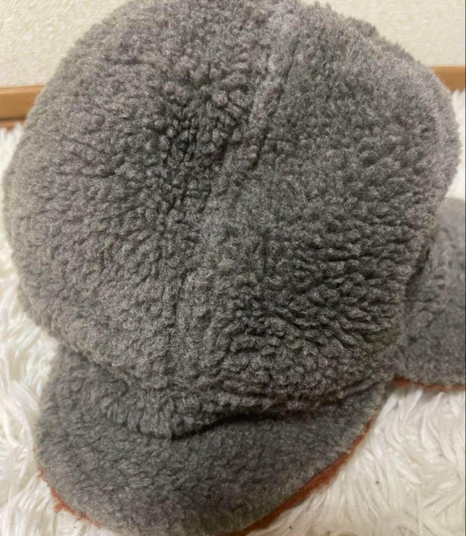 wynken フリース耳当てつきcap パケットハット