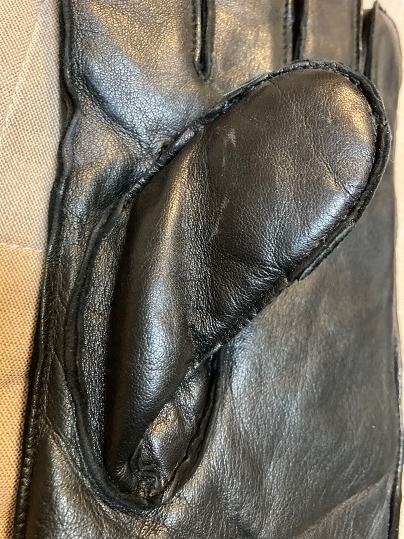 【新品未使用】Polo by Ralph Lauren ブラックレザー手袋