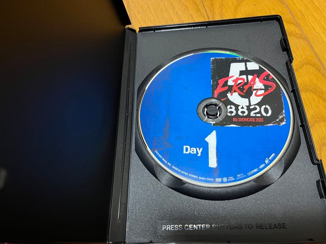 B'z ERAS 8820 Day 1-5 DVDセット