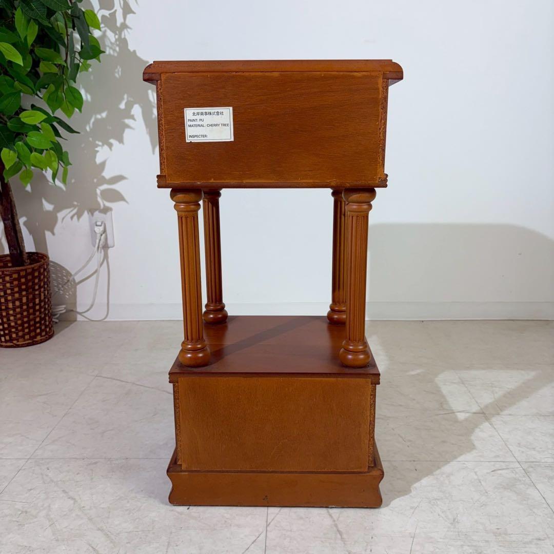 アンティーク調　クラシック　電話台　スモールキャビネット　サイドテーブル