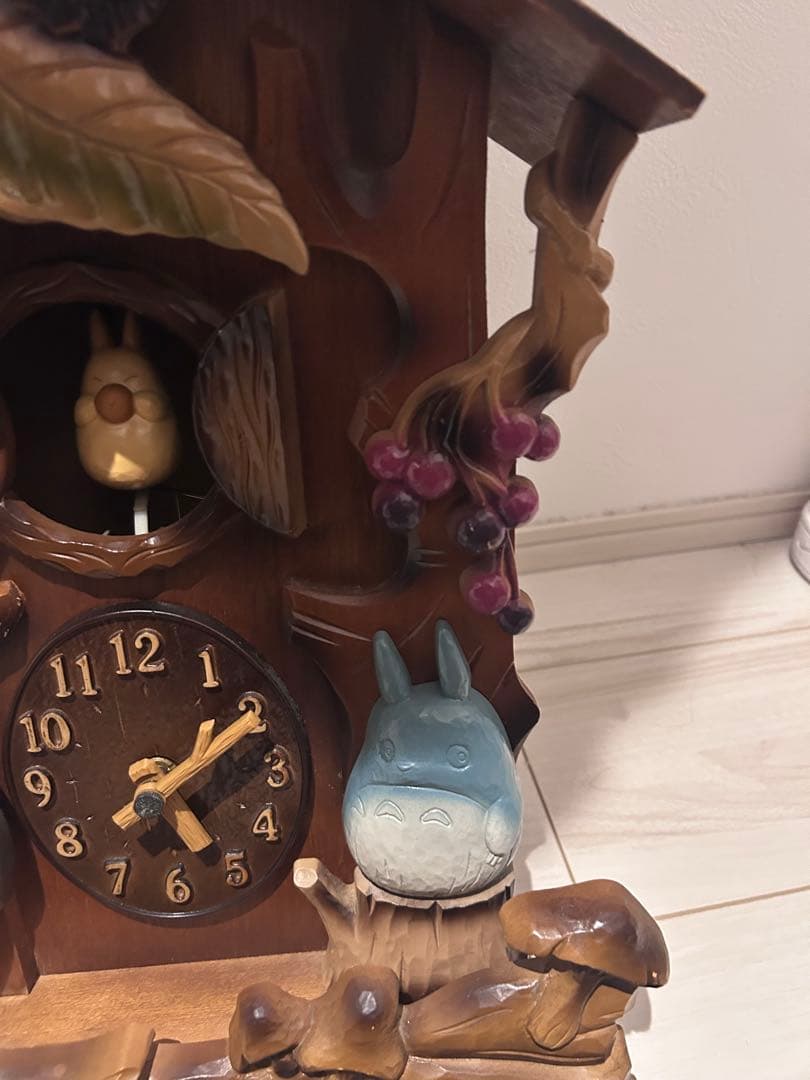 リズム　となりのトトロからくり時計ジャンク