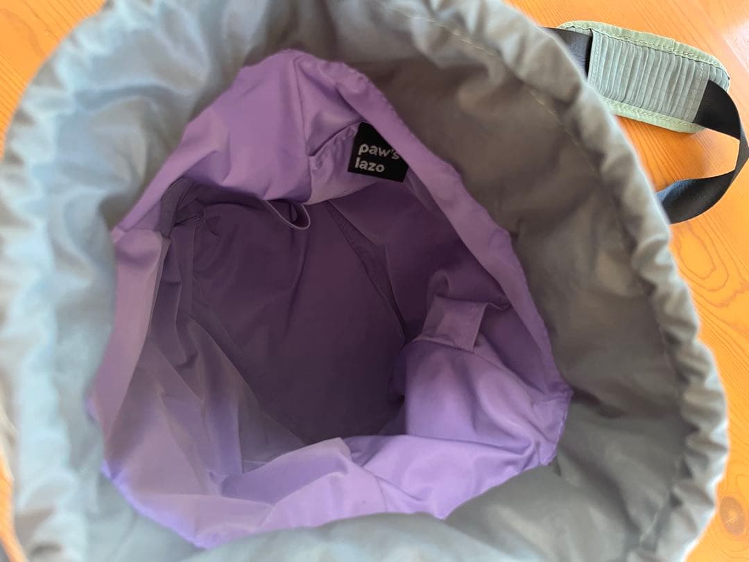 ◆paw’s living お散歩用 ウォーキングバッグ＋プープバッグ カーキ