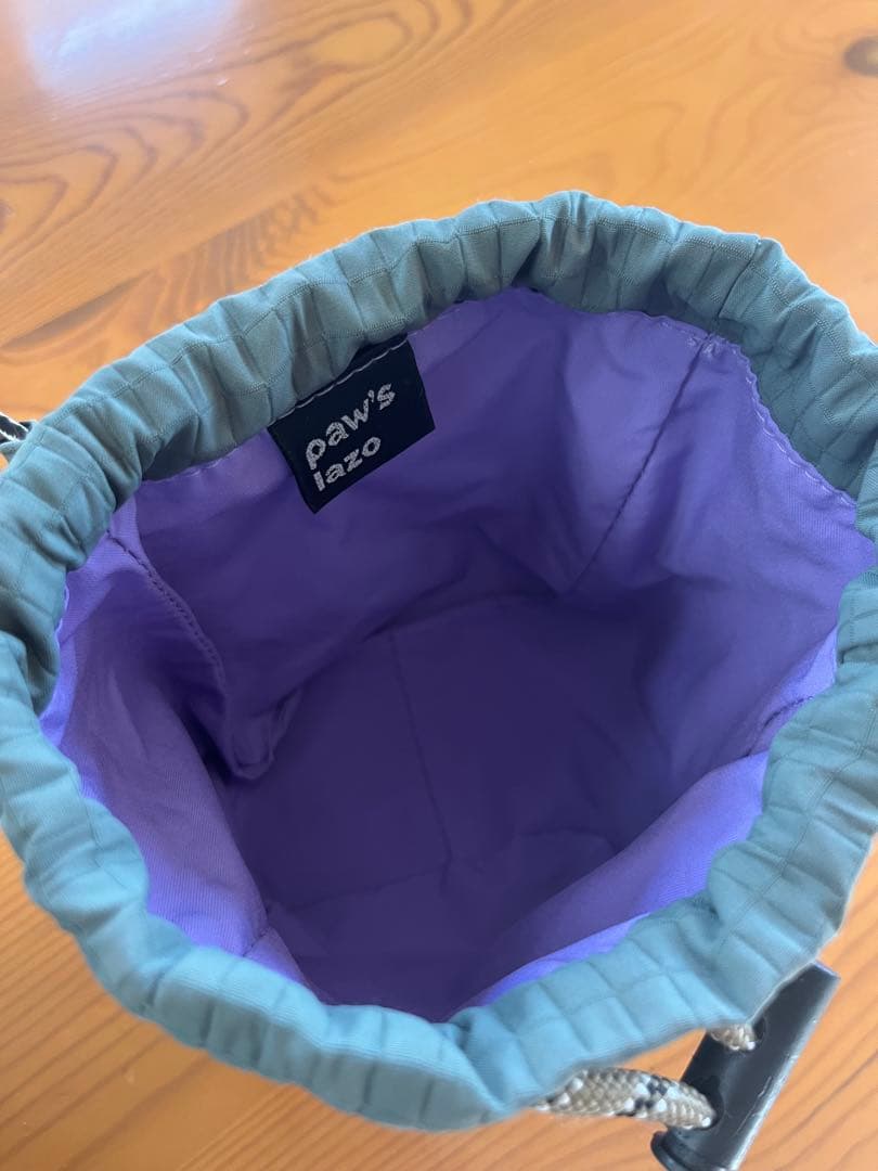 ◆paw’s living お散歩用 ウォーキングバッグ＋プープバッグ カーキ