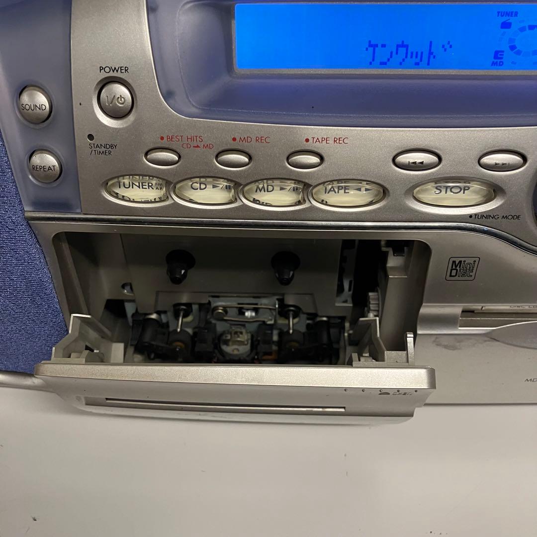 KENWOOD　ケンウッド　MD/CDラジカセ　MDX-F3