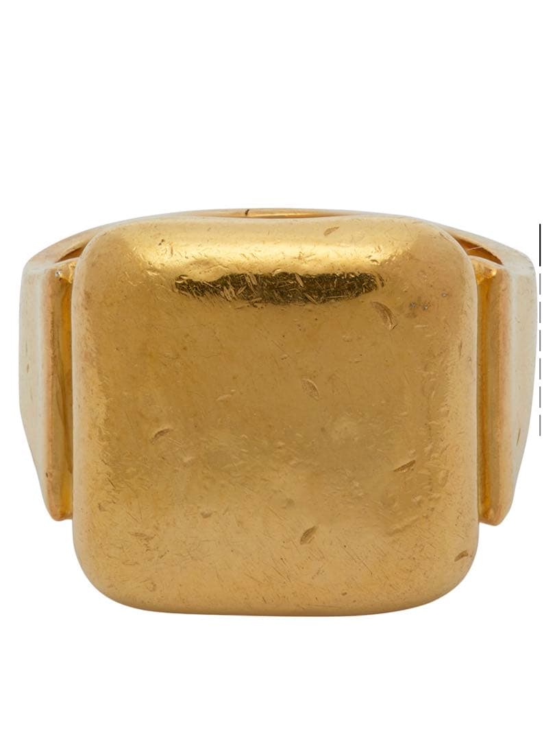 か*様 BOTTEGA VENETA ボッテガ　ゴールドスクエアリング