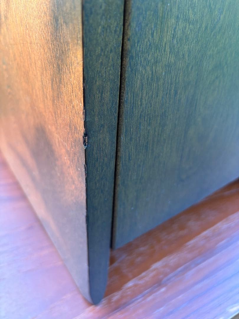 希少　karimoku カリモク　電話台　花台　飾り棚　平成レトロ　彫刻